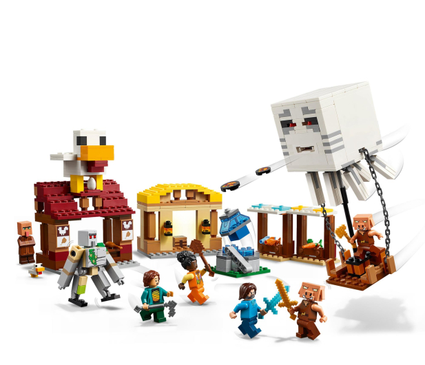 LEGO Minecraft 21273 Atak balonowego Ghasta na wioskę - 1308186 - zdjęcie 12